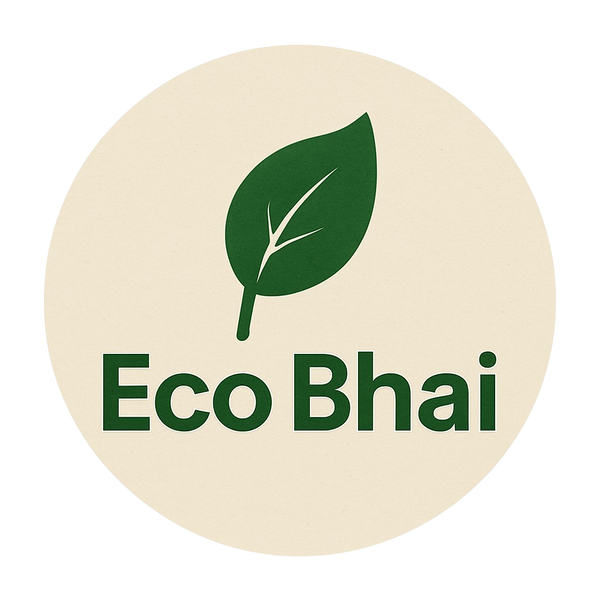 Eco Bhai logo - India’s leading brand for biodegradable, compostable, eco-friendly disposable products like paper cups, plates, bowls, cutlery, and sustainable packaging for restaurants, stalls, cafes, and catering businesses